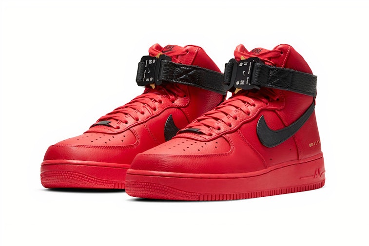 Alyx's buckled Nike Air Force 1 makes its return in a can't-miss red ...