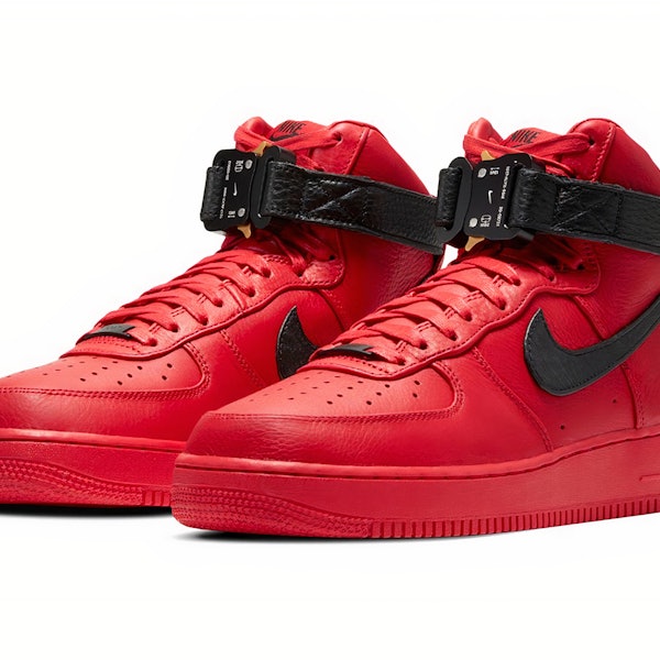 Alyx's buckled Nike Air Force 1 makes its return in a can't-miss red ...