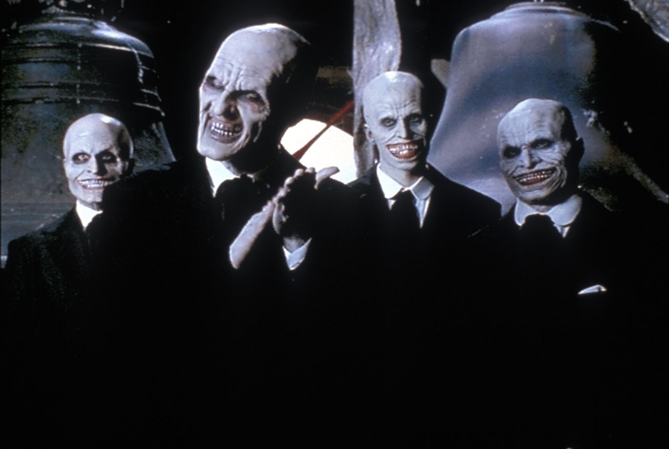 The gentlemen roam Sunnydale in "Hush."