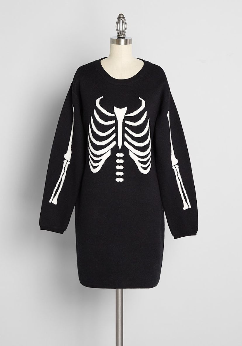 Totally Bone-ified Sweater Dress