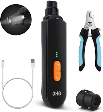 GHG LED Lighting 3-Speed Rechargeable Pet Nail Trimmer
