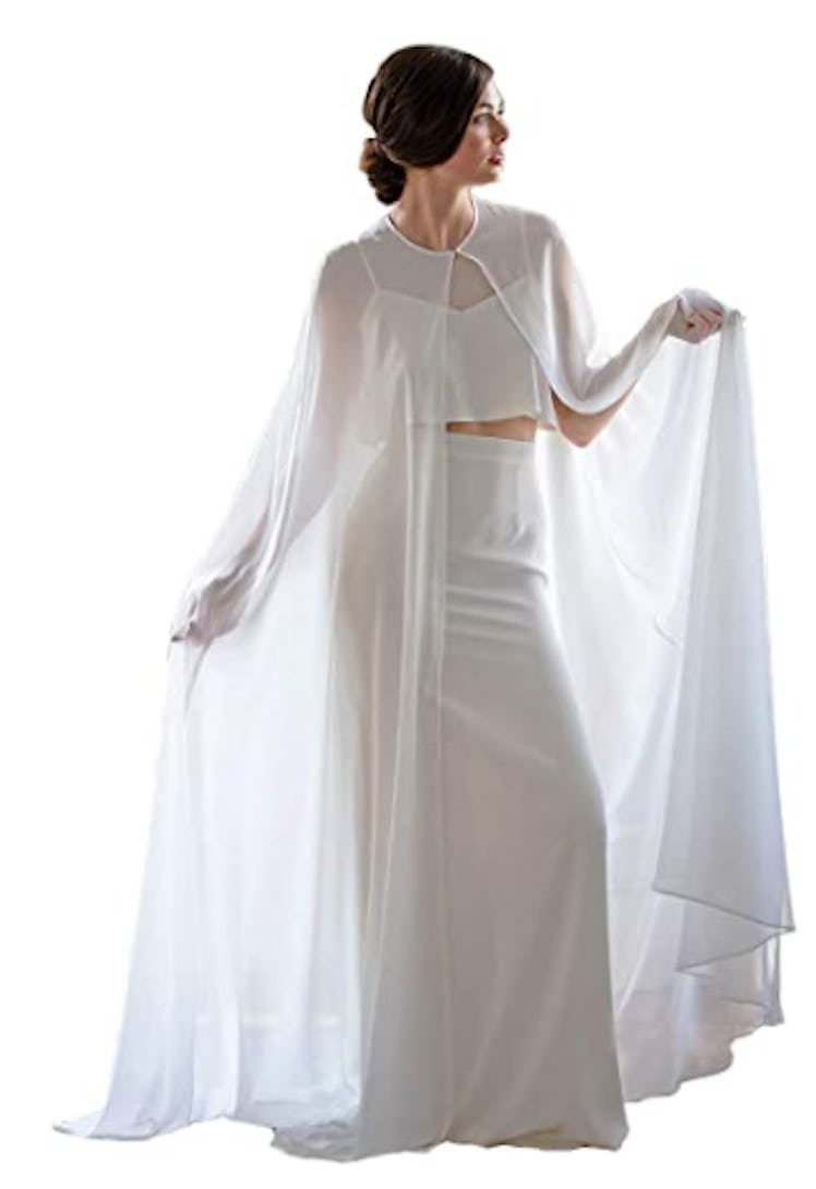 white veil cloak