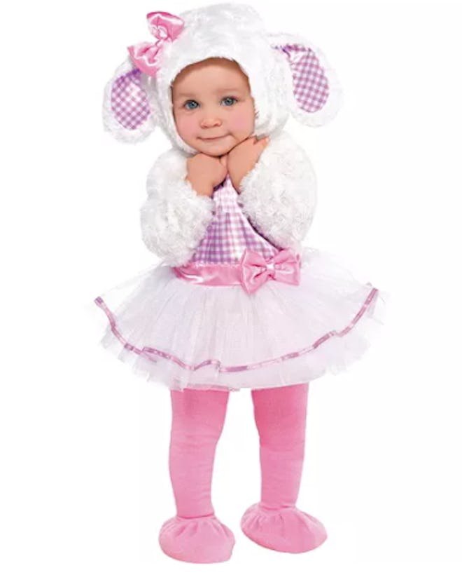 Pink lamb costume