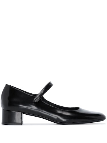 BY FAR Ginny 45mm leather Mary Jane pumps
