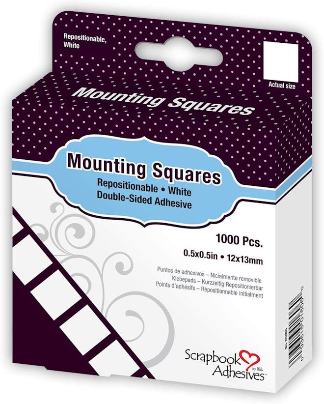 3L Repositionable Mounting Squares (500-Pack)