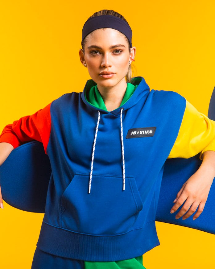 New Balance x STAUD apparel campaign