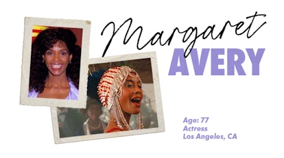 Actress margaret avery as a young woman and then later on in life