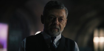 Andy Serkis appearing as Alfred in The Batman #2