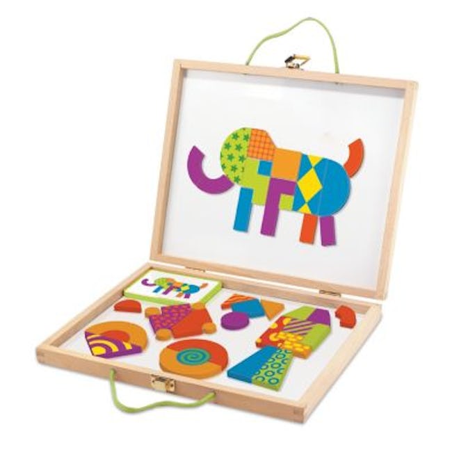 magnetic art set is a great toy for imaginative play