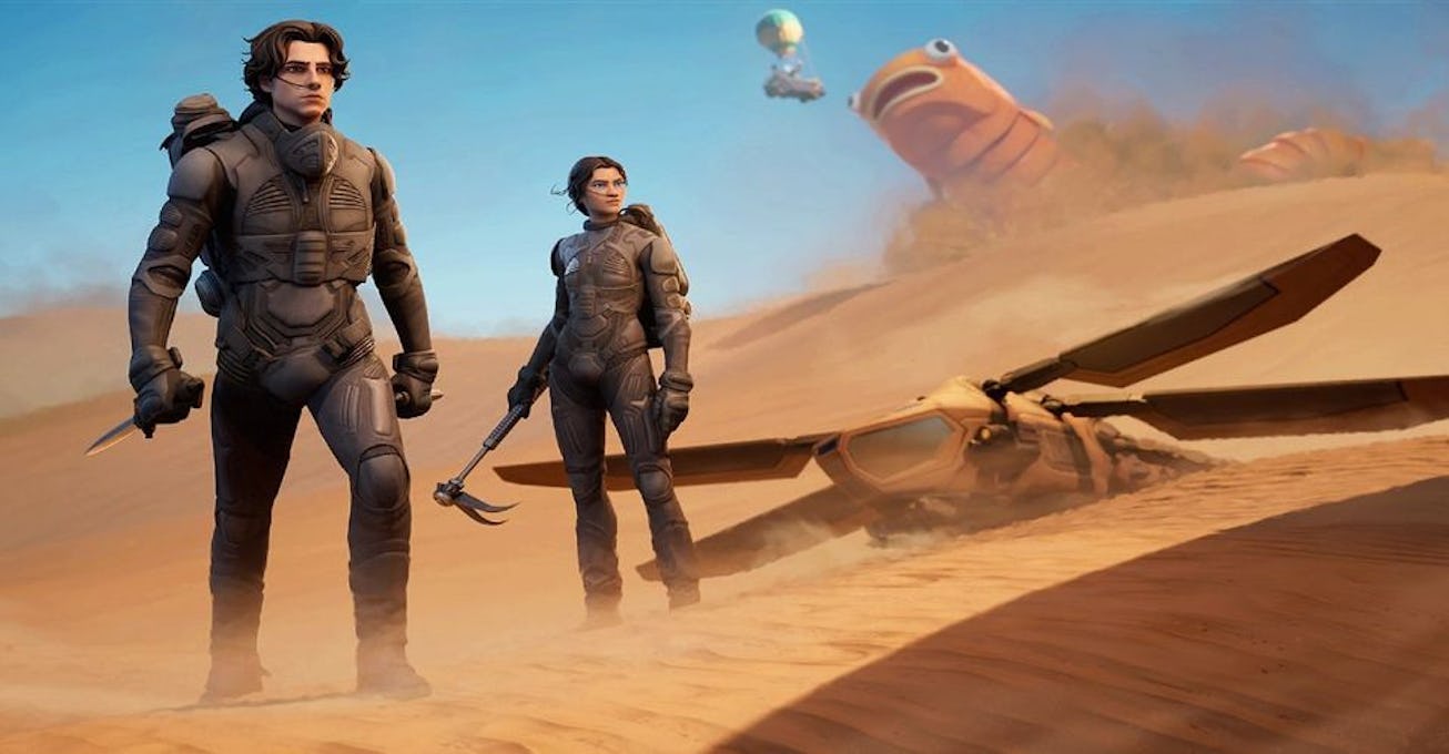 Timothée Chalamet and Zendaya will be in a Dune version of Fortnite.