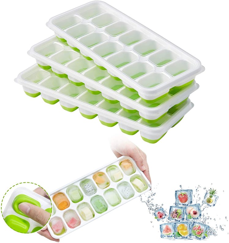 DOQAUS Ice Cube Trays (4-Pack)