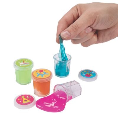 Product image for small containers of slime in multiple colors