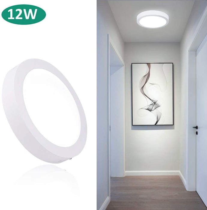 Dinglilighting Round LED Flush Mount Ceiling Light