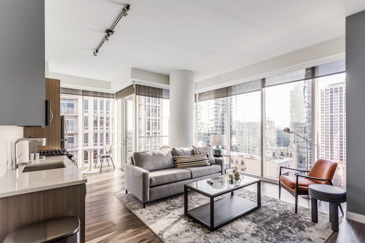 This Chicago apartment is part of the #LandingLife 2021 giveaway where you could win a year of free ...
