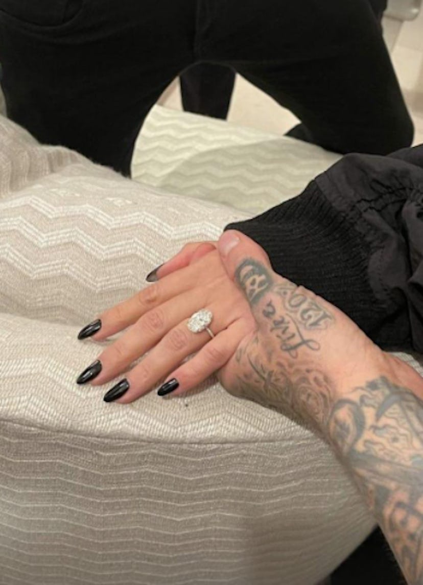 Kourtney Kardashian's engagement ring was the work of Lorraine Schwartz, who says Travis Barker was ...