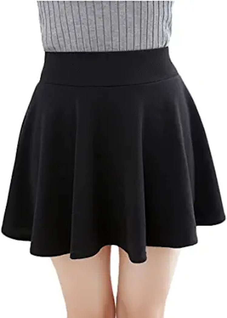 Urban CoCo Stretchy Flared Casual Mini Skater Skirt