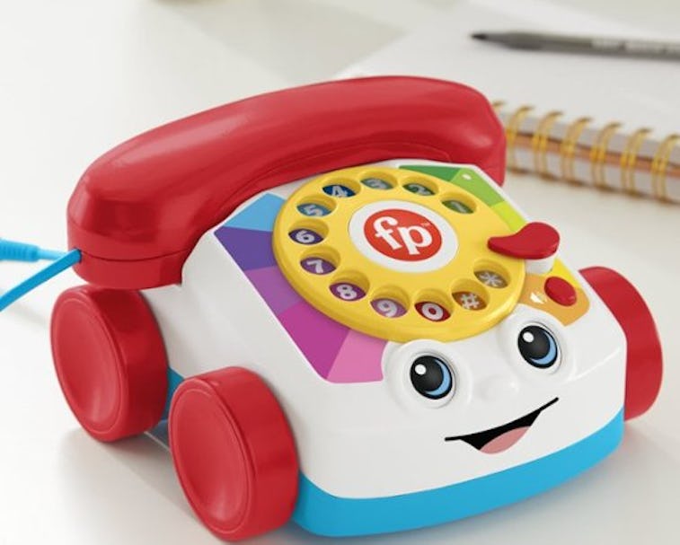 Mattel is releasing its iconic toy telephone as a real, Bluetooth-enabled handset for smartphones.