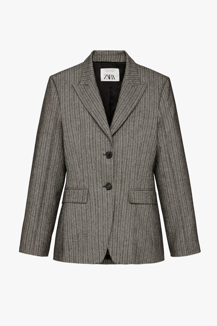 Pinstripe Jacket Limited Edition from Zara Studio Fall/Winter 2021.