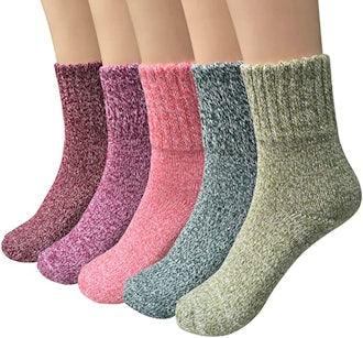 Loritta Wool Socks (5-Pack)