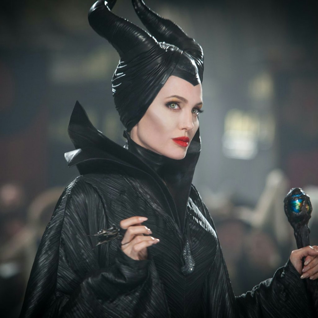 Angelina Jolie transforms the villainous Maleficent to a warm lovable mother figure in the live-acti...