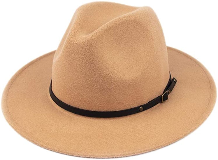 Lanzom Classic Wide Brim Floppy Hat 