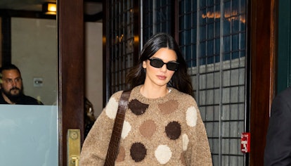 Kendall Jenner is seen in Tribeca on October 13, 2021 in New York City.