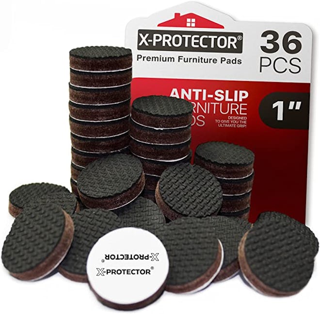 X-PROTECTOR Non-Slip Furniture Pads (36 Count)