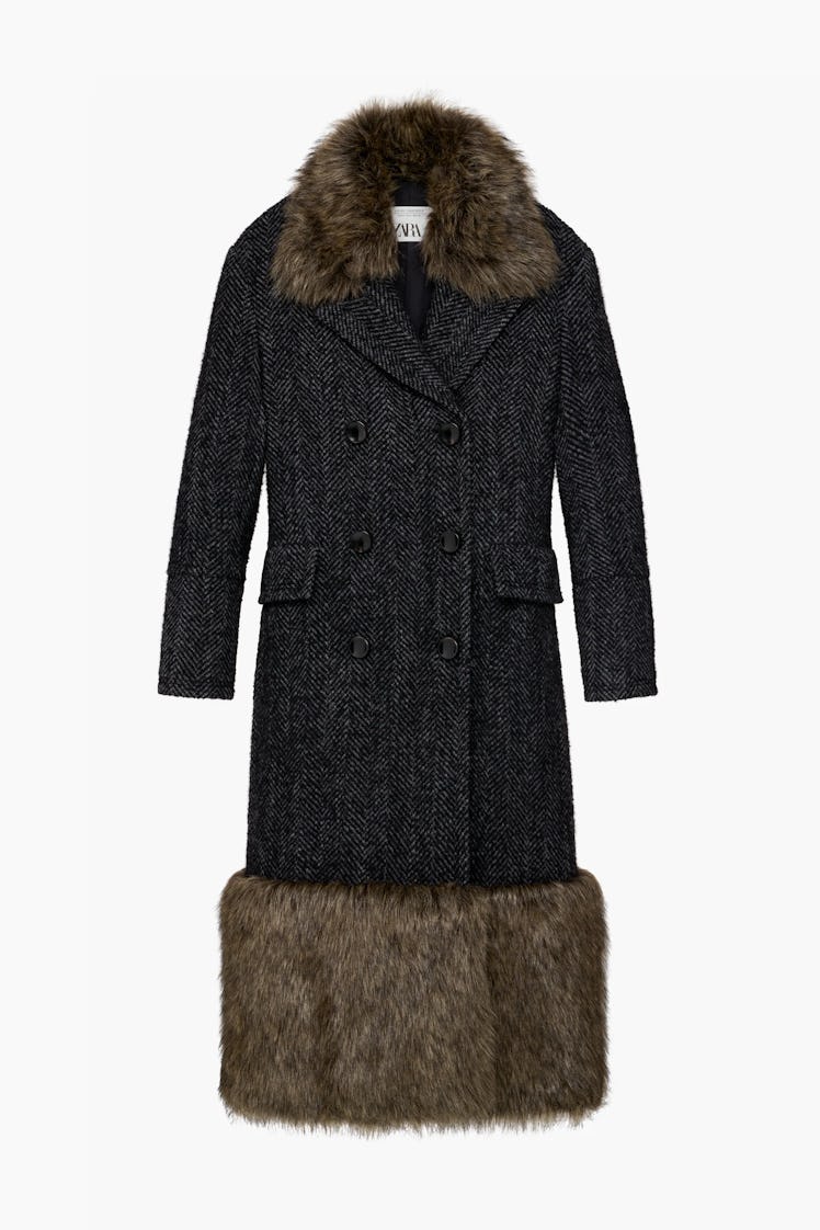 Limited Edition Combination Coat from Zara Studio Fall/Winter 2021.