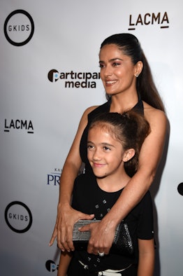 Salma Hayek Pinault and daughter Valentina Paloma Pinault attend the screening of GKIDS' "Kahlil Gib...