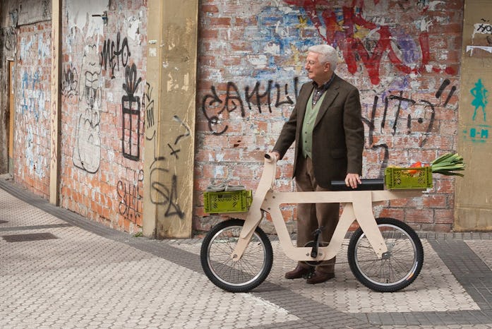 Openbike is an open source wooden bicycle project.