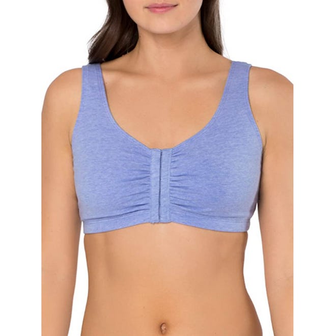 Fruit of the Loom Front Close Builtup Sports Bra