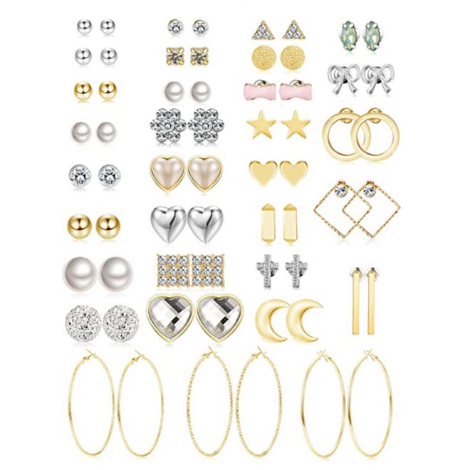 Jstyle Assorted Earrings (32 Pairs)