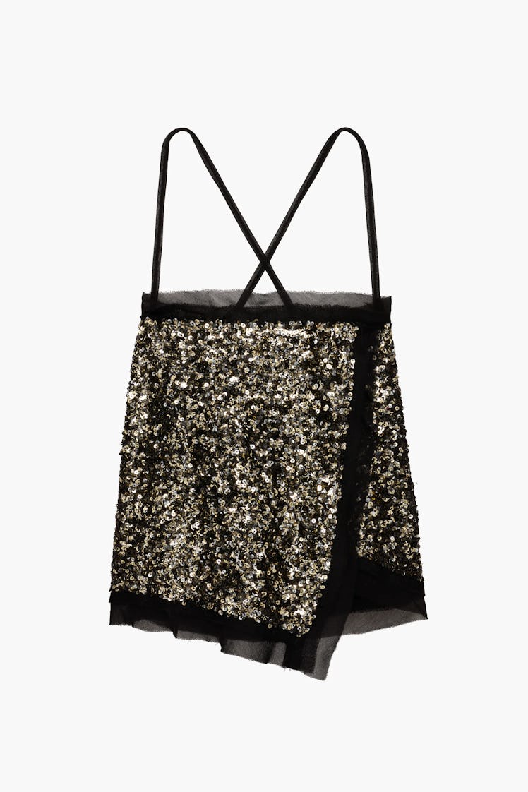 Limited Edition Sequin Top from Zara Studio Fall/Winter 2021.