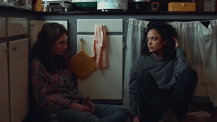 Lily James and Tessa Thompson in Little Woods.
