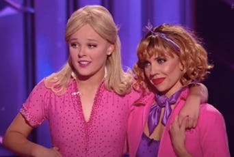 Jenna and Jojo await their scores