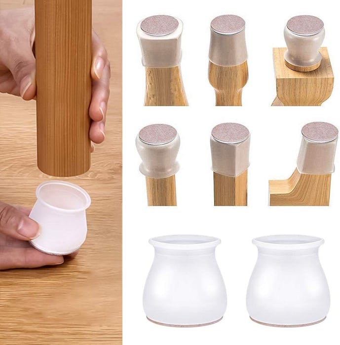 WHATOOK Silicone Furniture Leg Protectors (32-Pack)