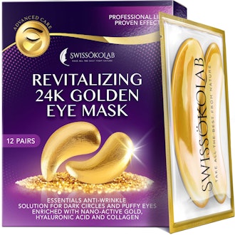 SWISSÖKOLAB Gold Eye Masks (12-pack)