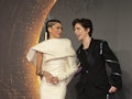 Timothée Chalamet and Zendaya — whose zodiac signs are a friendship match made in heaven — attend a ...