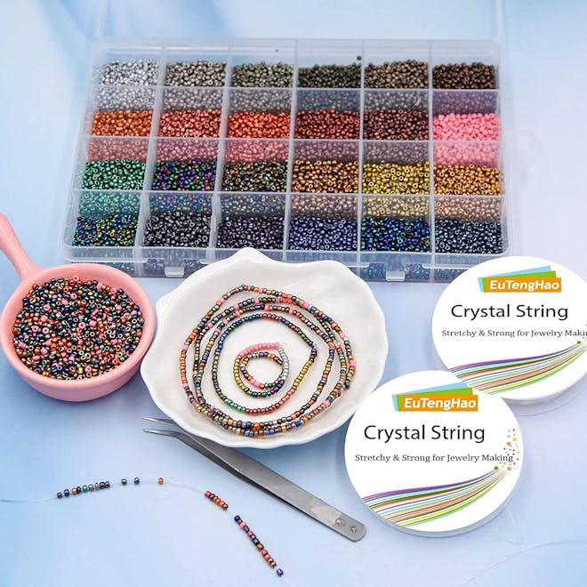 EuTangHao Glass Seed Jewelry-Making Kit