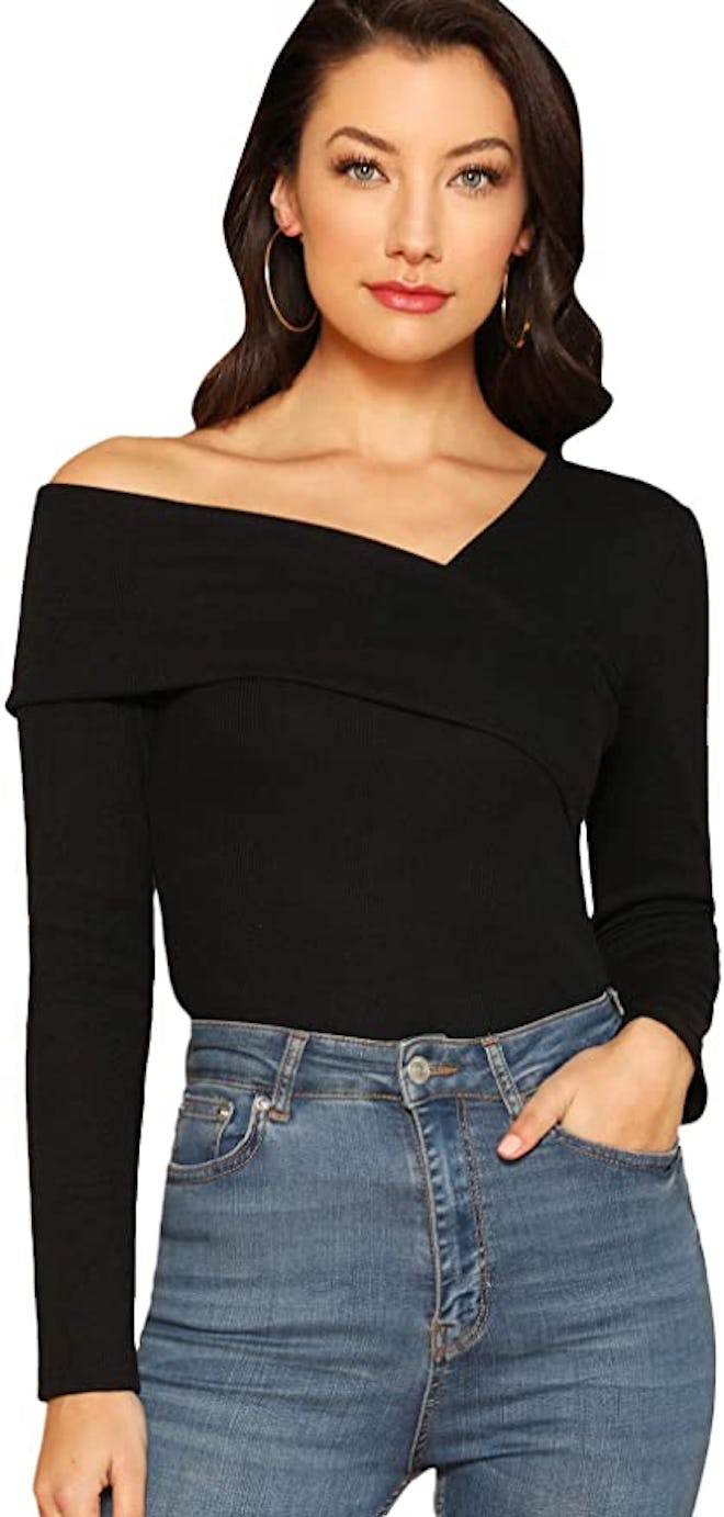 Romwe Off-the-Shoulder Top