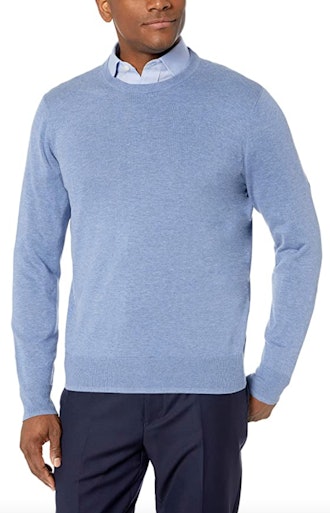 Buttoned Down Men's Supima Cotton Lightweight Crewneck Sweater