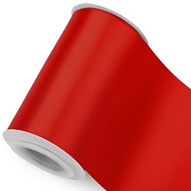 Humphrey's Craft 4 Inch Scarlet Red Double Faced Satin Ribbon