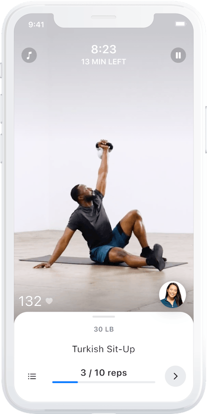 Meet the Future fitness app.
