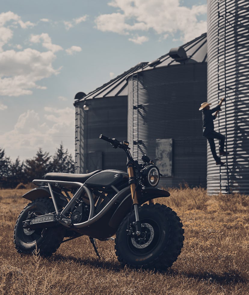 Volcon's Grunt, an e-motorcycle meant for off-roading. E-bike. Electric motorcycle. Electric vehicle...
