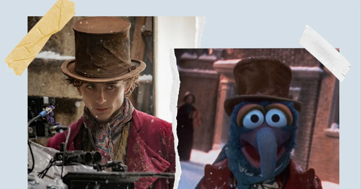 Muppet Willy How Timothée Chalamet’s Willy Wonka Looks Compared To Gonzo From The ...