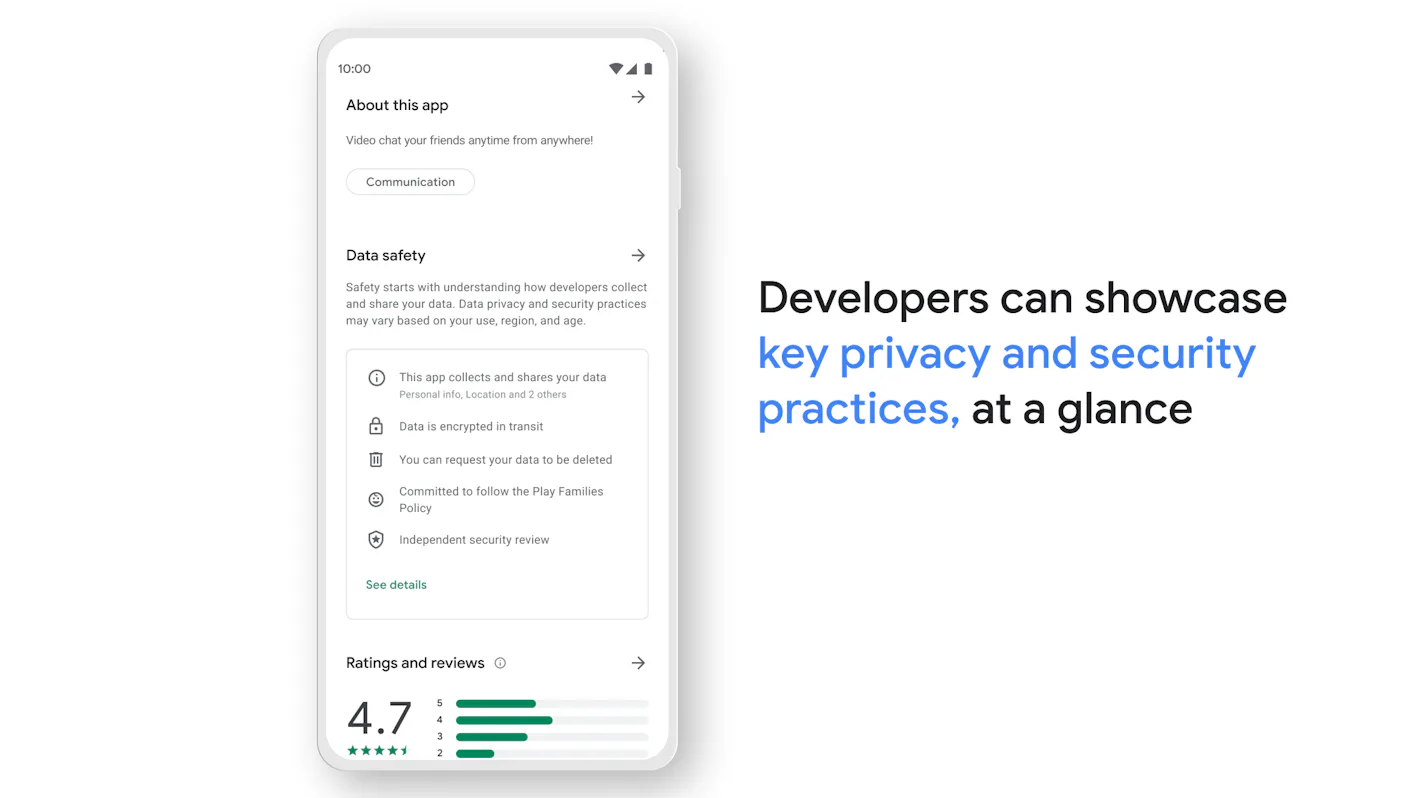 Play Store apps will need to add expanded safety labels by April 2022