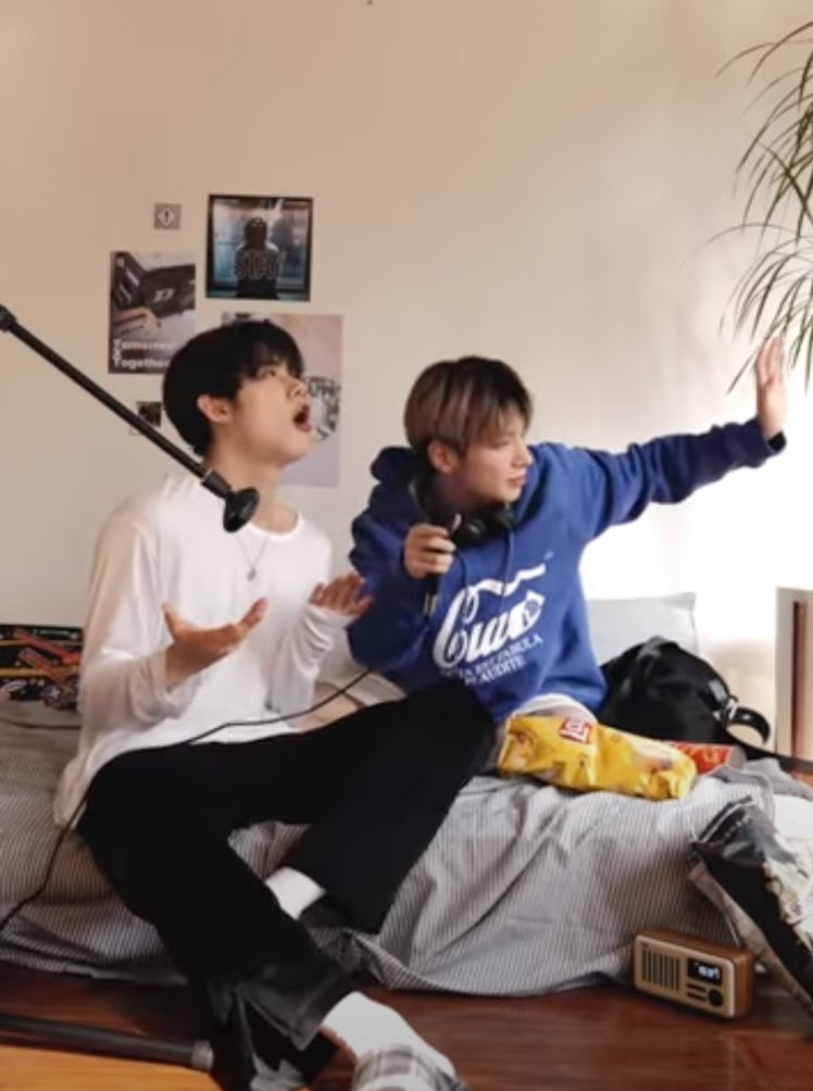 TXT's Yeonjun and Taehyun dropped a cover of "Stay" by Justin Bieber and The Kid Laroi.