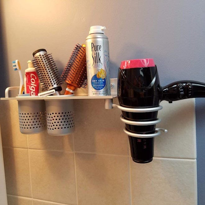 Lmeison Wall Mounted Hair Care Storage Basket