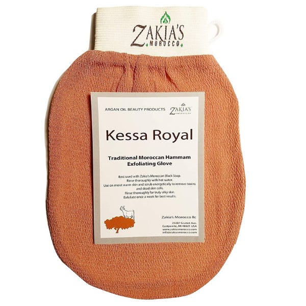 Zakia&rsquo;s Morocco Kessa Hammam Scrubbing Glove