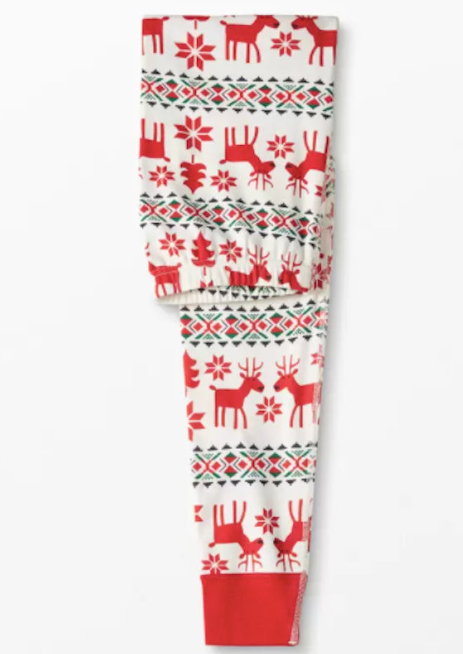 Deer adorned Christmas pajamas
